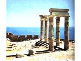 A Doric temple on the island of Rhodes